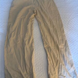 Linen Tan Pants